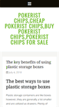 Mobile Screenshot of pokerist-chips.net